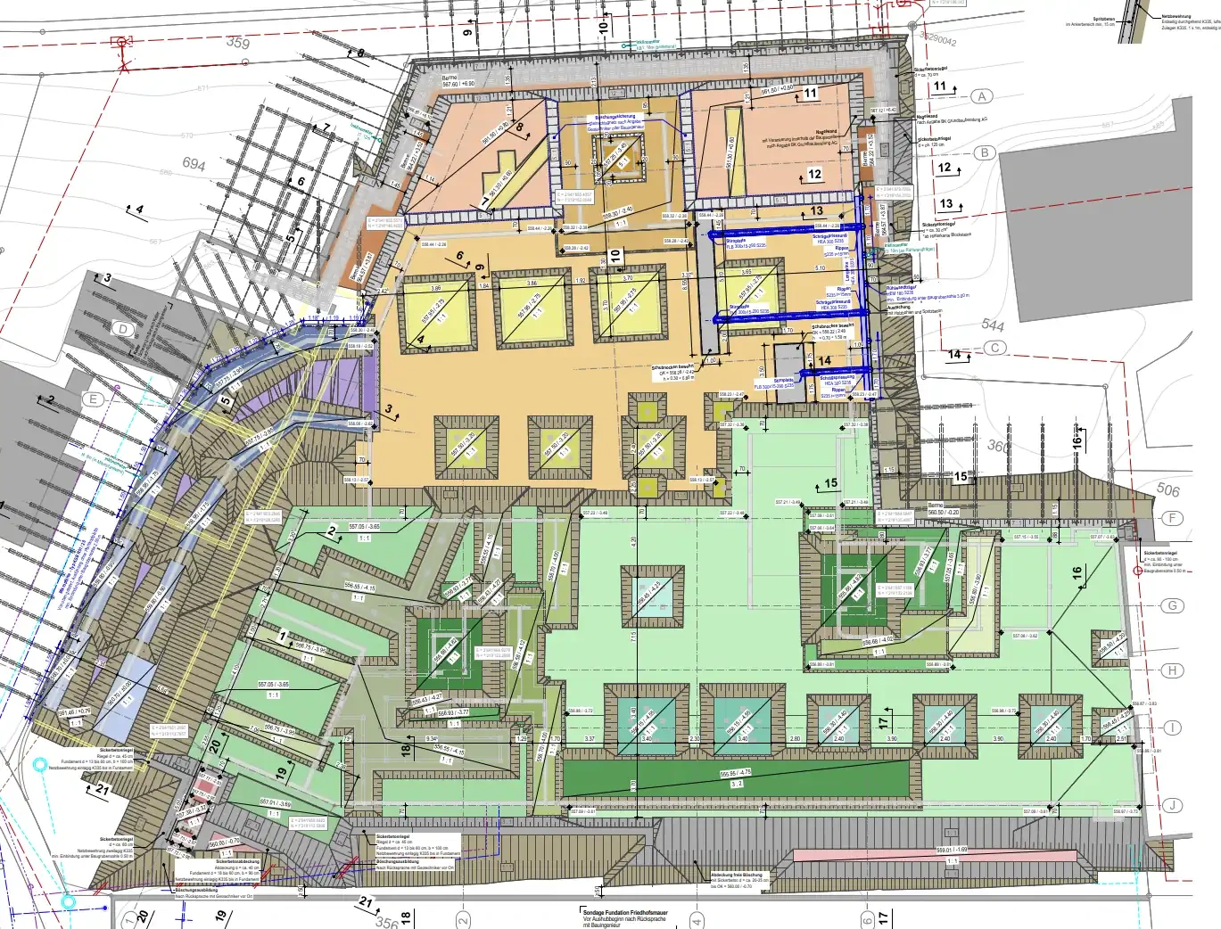 Bauplandaten als DXF oder DWG Datei