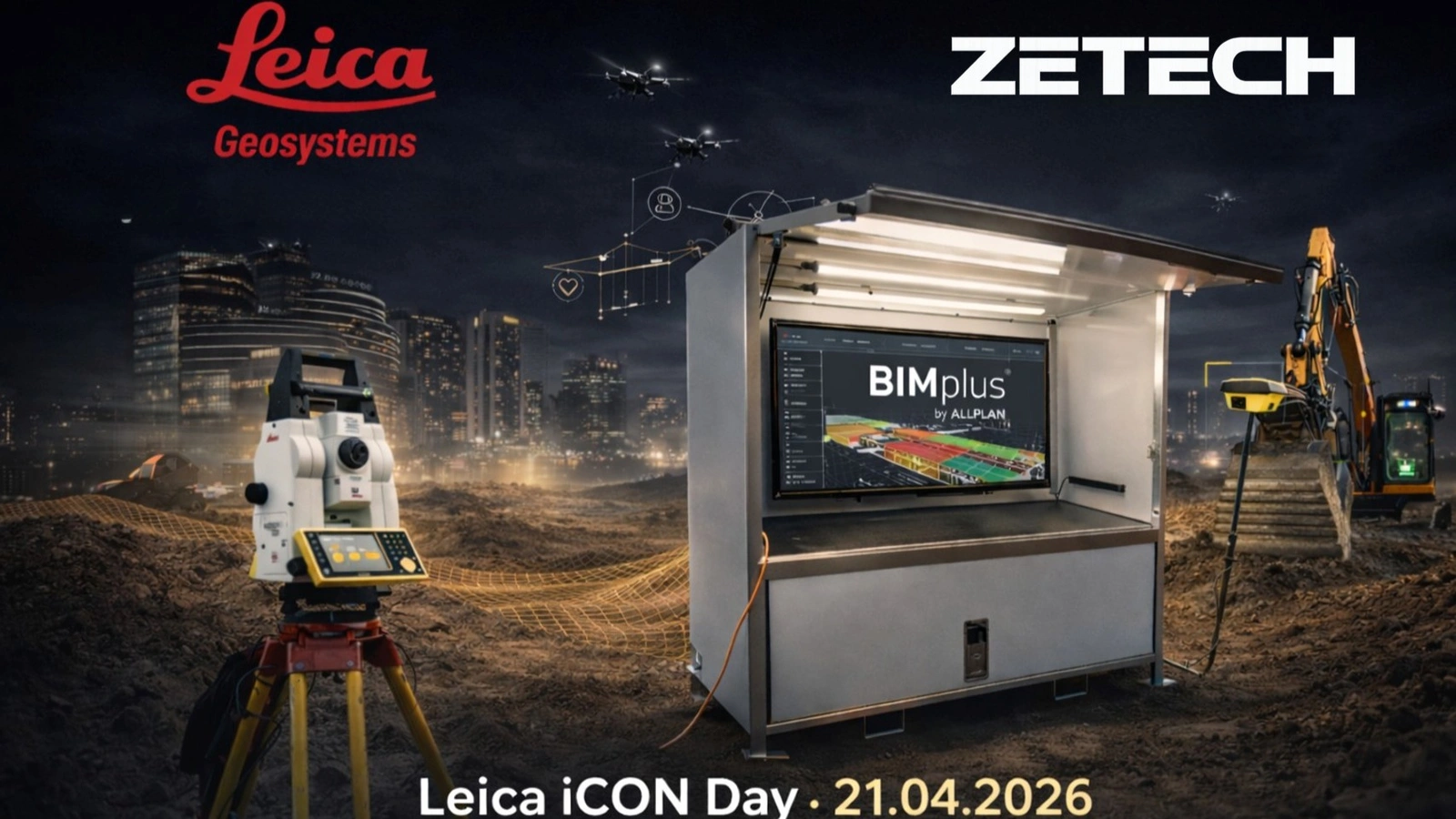 Digitale Baustelle live erleben - Leica iCON Day