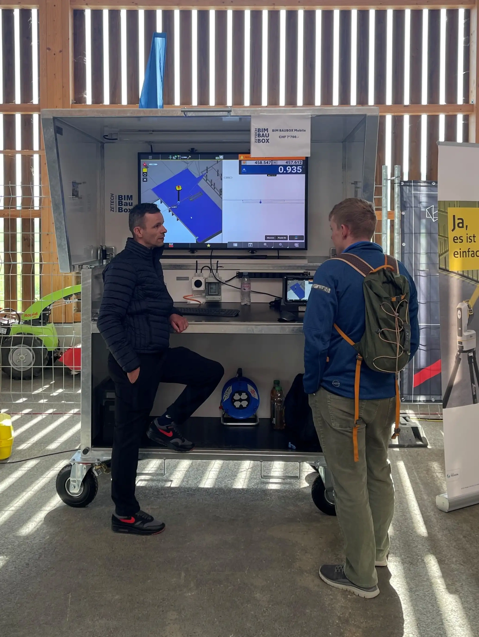 Wir durften unsere BIM BAUBOXEN an dem Leica iCON Day präsentieren